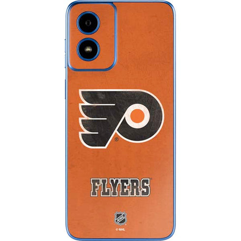 NHL Philadelphia Flyers Distressed Moto G Play 4G (2024) Skin