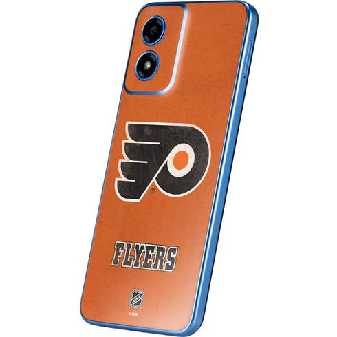 NHL Philadelphia Flyers Distressed Moto G Play 4G (2024) Skin