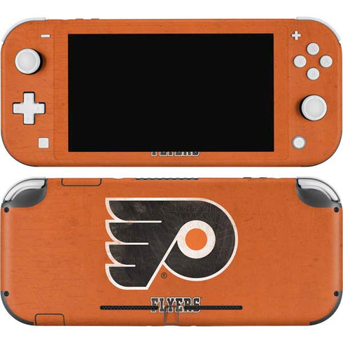 NHL Philadelphia Flyers Distressed Nintendo Skins