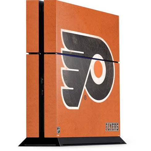 NHL Philadelphia Flyers Distressed PlayStation PS4 Skins