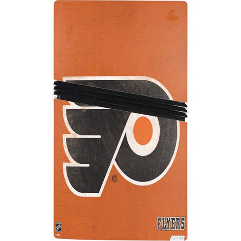 NHL Philadelphia Flyers Distressed PS5 Pro Bundle Skin