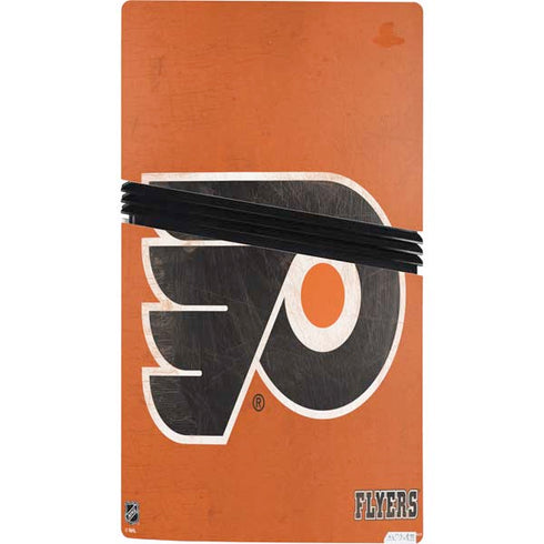 NHL Philadelphia Flyers Distressed PS5 Pro Console Skin