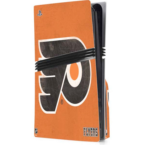 NHL Philadelphia Flyers Distressed PlayStation PS5 Skins