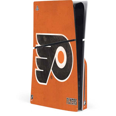NHL Philadelphia Flyers Distressed PlayStation PS5 Skins