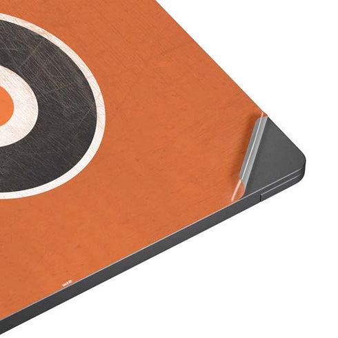 NHL Philadelphia Flyers Distressed Surface Laptop 7 13.8in Skin