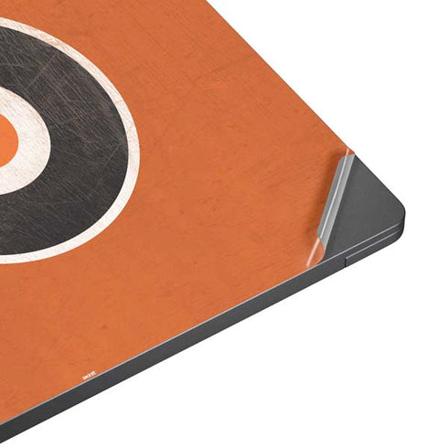 NHL Philadelphia Flyers Distressed Surface Laptop 7 15in Skin