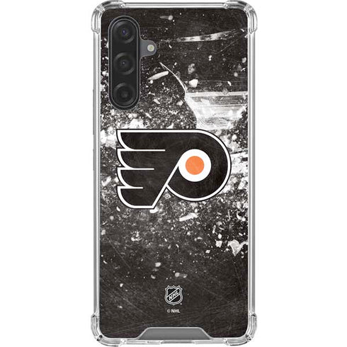 NHL Philadelphia Flyers Frozen Galaxy A17 Clear Case
