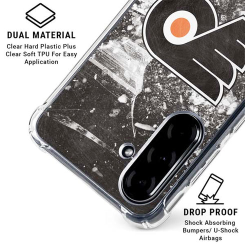 NHL Philadelphia Flyers Frozen Galaxy A36 5G Clear Case