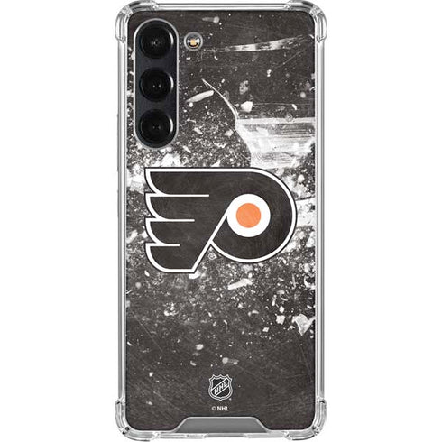 NHL Philadelphia Flyers Frozen Galaxy S24 FE Clear Case