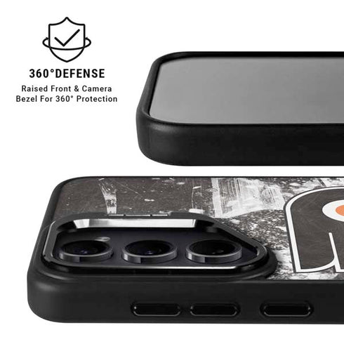 NHL Philadelphia Flyers Frozen Galaxy S25 Kickstand Case