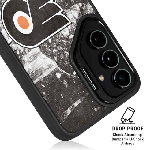 NHL Philadelphia Flyers Frozen Galaxy S25 Kickstand Case