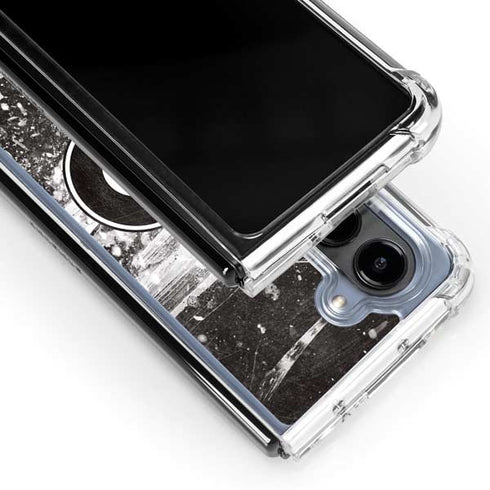 NHL Philadelphia Flyers Frozen Galaxy Z Fold5 5G Clear Case