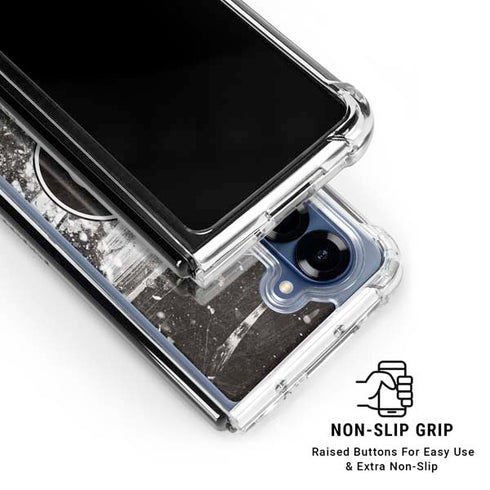 NHL Philadelphia Flyers Frozen Galaxy Z Fold7 Clear Case