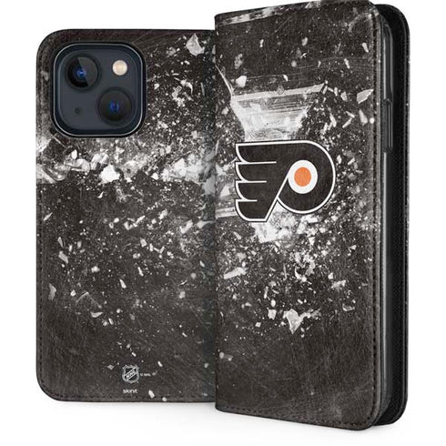 NHL Philadelphia Flyers Frozen iPhone 13 Folio Case