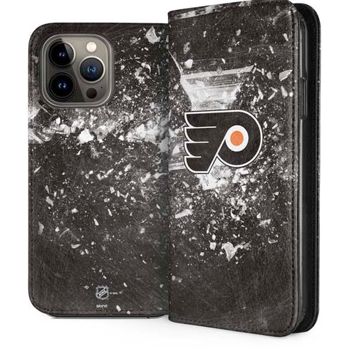 NHL Philadelphia Flyers Frozen iPhone 14 Pro Max Folio Case