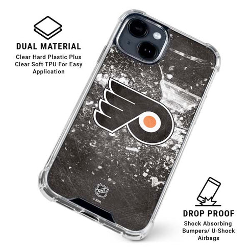 NHL Philadelphia Flyers Frozen iPhone 15 Clear Case