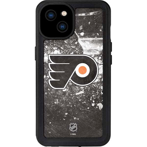 NHL Philadelphia Flyers Frozen iPhone 15 Plus Waterproof Case