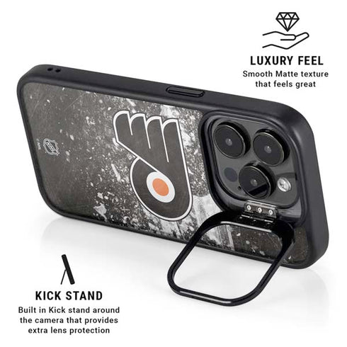 NHL Philadelphia Flyers Frozen iPhone 15 Pro Kickstand Case
