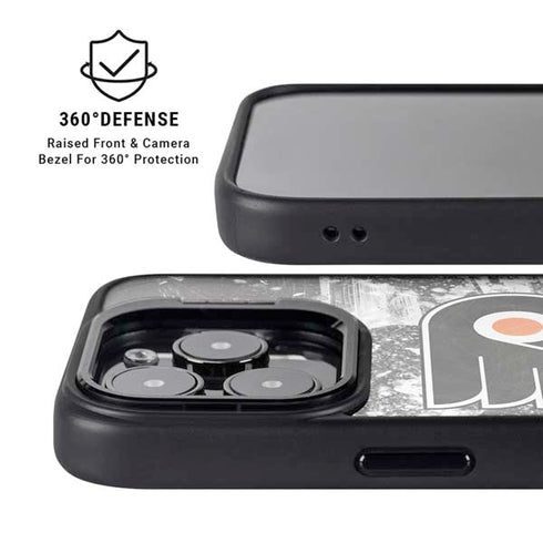 NHL Philadelphia Flyers Frozen iPhone 15 Pro Max Kickstand Case