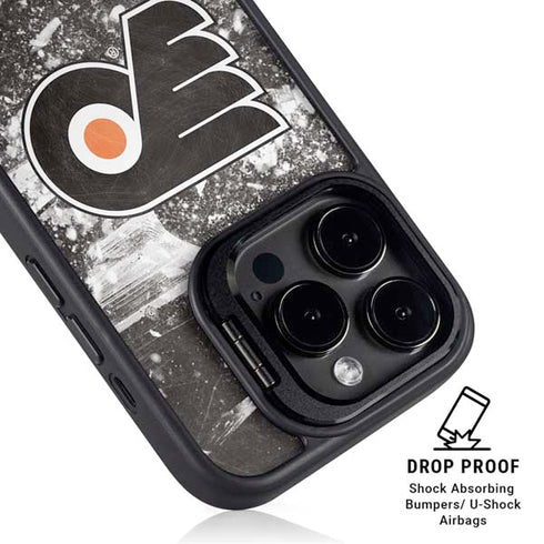 NHL Philadelphia Flyers Frozen iPhone 15 Pro Max Kickstand Case