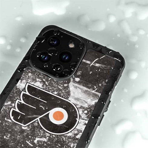 NHL Philadelphia Flyers Frozen iPhone 15 Pro Waterproof Case