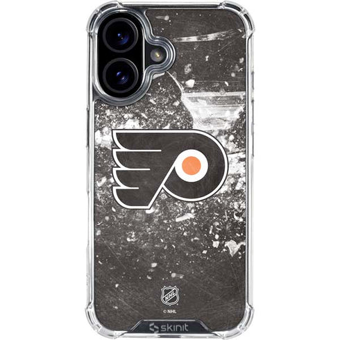 NHL Philadelphia Flyers Frozen iPhone 16 Clear Case