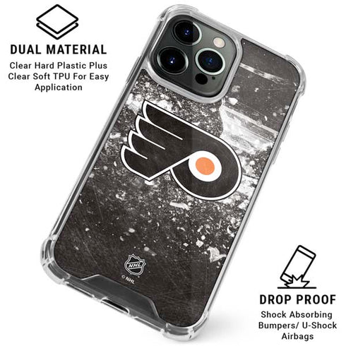 NHL Philadelphia Flyers Frozen iPhone 16 Pro Max Clear Case