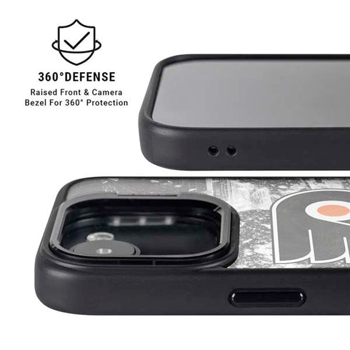 NHL Philadelphia Flyers Frozen iPhone 16e Kickstand Case