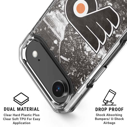 NHL Philadelphia Flyers Frozen iPhone 17 Air Clear Case