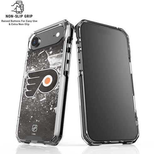 NHL Philadelphia Flyers Frozen iPhone 17 Air Clear Case