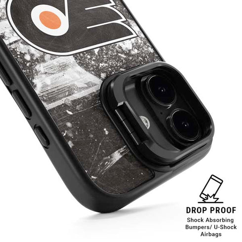 NHL Philadelphia Flyers Frozen iPhone 17 Kickstand Case