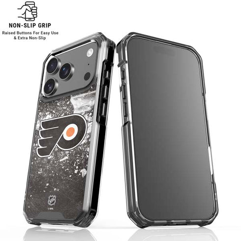 NHL Philadelphia Flyers Frozen iPhone 17 Pro Clear Case
