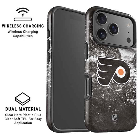 NHL Philadelphia Flyers Frozen iPhone 17 Pro Magsafe Impact Case