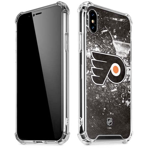 NHL Philadelphia Flyers Frozen iPhone X/XS Clear Case