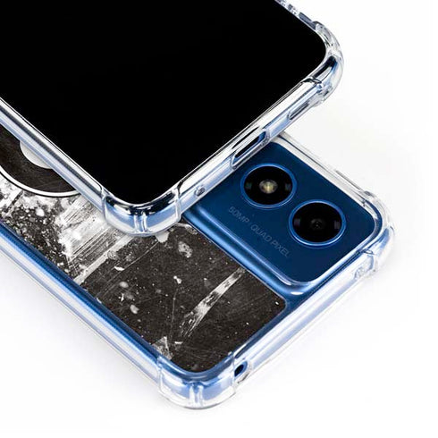 NHL Philadelphia Flyers Frozen Moto G 5G (2024) Clear Case