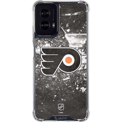 NHL Philadelphia Flyers Frozen Moto G Power 5G (2024) Clear Case