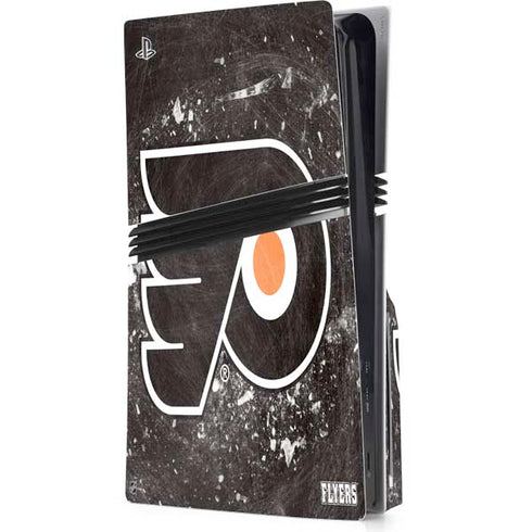 NHL Philadelphia Flyers Frozen PS5 Pro Disk Console Skin