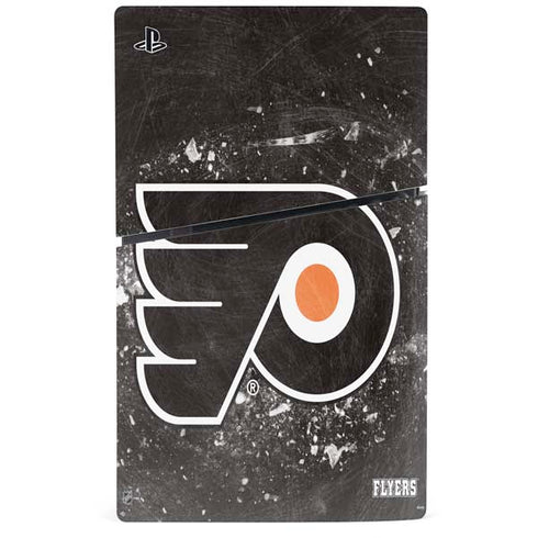 NHL Philadelphia Flyers Frozen PS5 Slim Digital Edition Console Skin