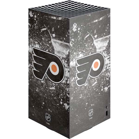 NHL Philadelphia Flyers Frozen XBox Series X Digital Edition Console Skin