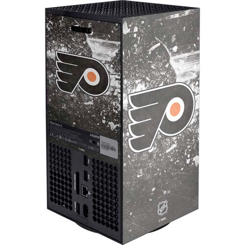NHL Philadelphia Flyers Frozen XBox Series X Digital Edition Console Skin
