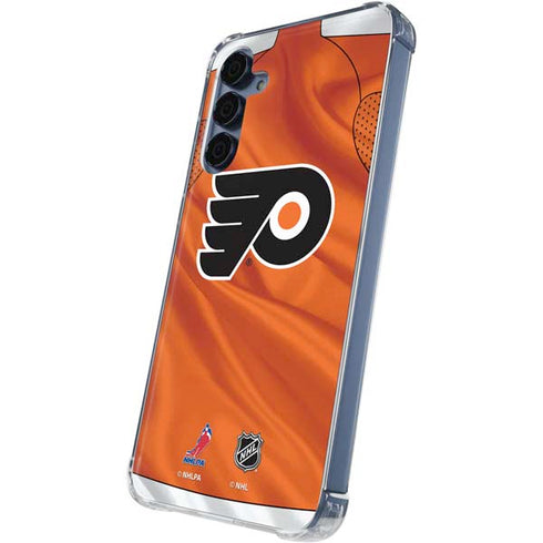 NHL Philadelphia Flyers Jersey Galaxy A55 5G Clear Case