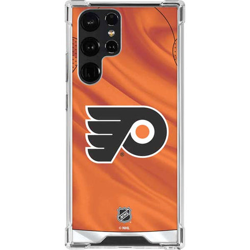 NHL Philadelphia Flyers Jersey Galaxy S23 Ultra Clear Case