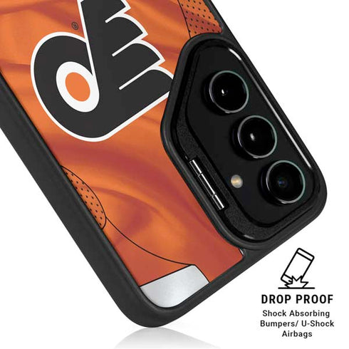 NHL Philadelphia Flyers Jersey Galaxy S25 Kickstand Case