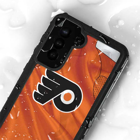 NHL Philadelphia Flyers Jersey Galaxy S24 Plus Waterproof Case