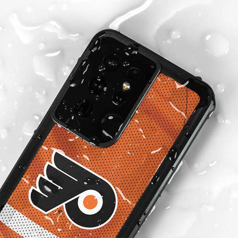 NHL Philadelphia Flyers Jersey Galaxy S24 Ultra Waterproof Case