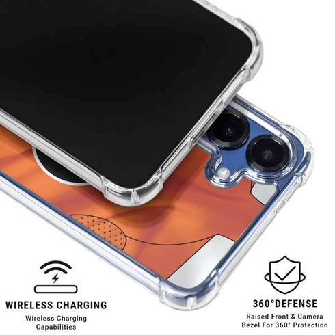 NHL Philadelphia Flyers Jersey Galaxy S25 Plus Clear Case