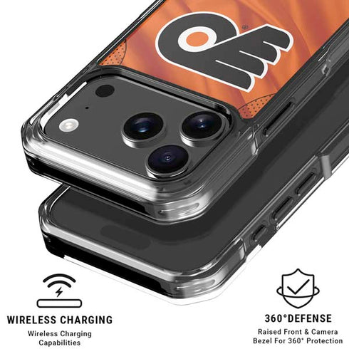NHL Philadelphia Flyers Jersey iPhone 18 Pro Clear Case