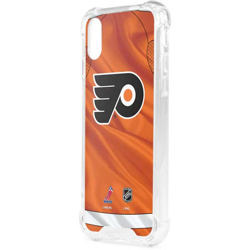 NHL Philadelphia Flyers Jersey iPhone XS Clear Case