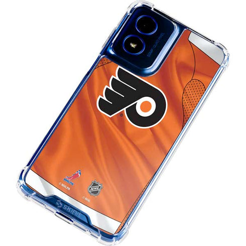 NHL Philadelphia Flyers Jersey Moto G 5G (2024) Clear Case