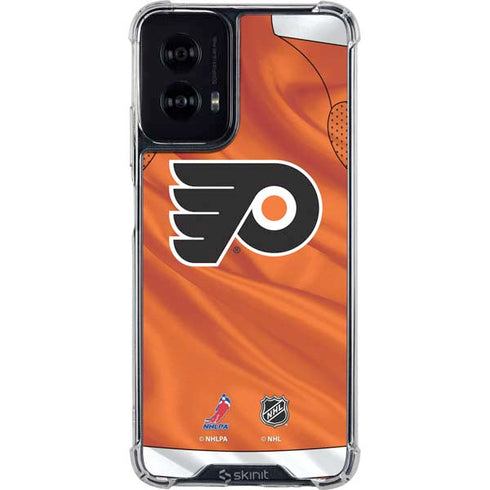 NHL Philadelphia Flyers Jersey Moto G Power 5G (2024) Clear Case